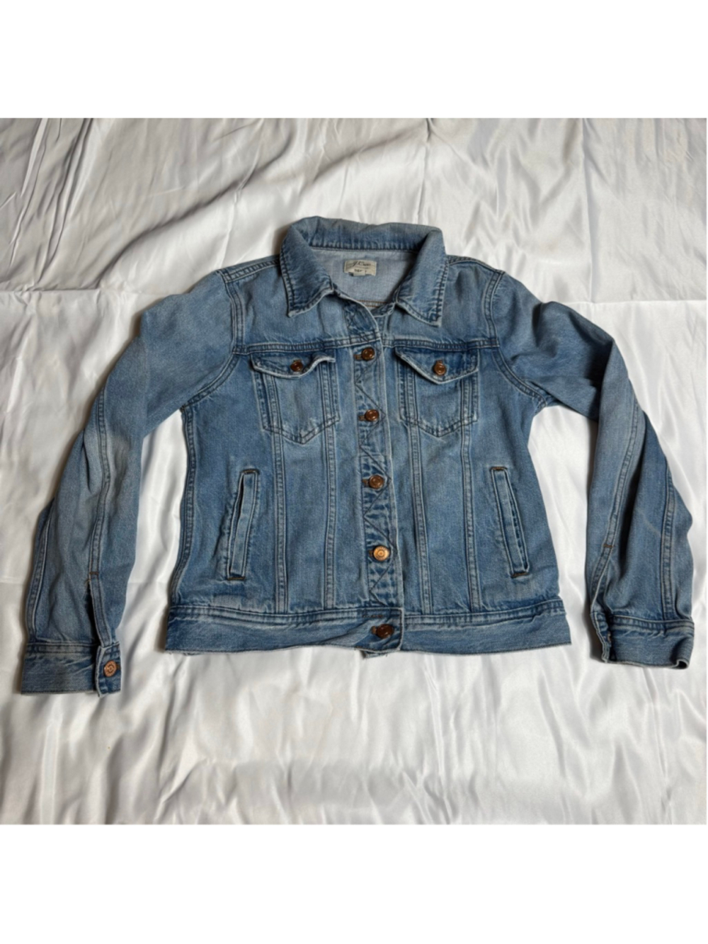 J. Crew Factory Light Blue Denim Jean Jacket